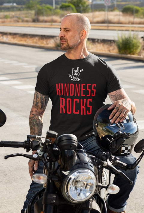 "KINDNESS ROCKS" Unisex T-Shirt Featured in our 'Kindness Rock' Collection - Karma Inc Apparel 