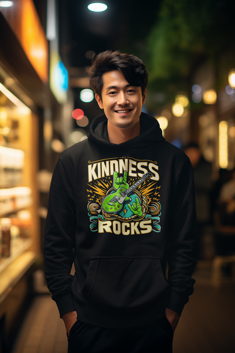 "KINDNESS" ROCKS Ultimate Graphic MADE IN MICHIGAN COLLECTION HOODIE - Karma Inc Apparel 