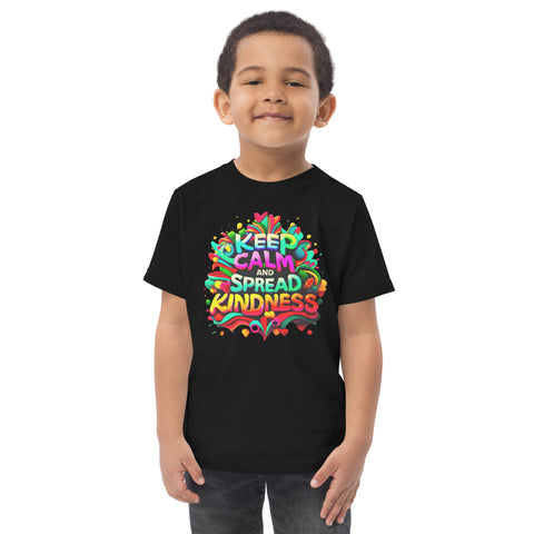 "Keep Calm And Spread Kindness" Ultimate Graphic Collection Unisex Toddler T-Shirt - Karma Inc Apparel 