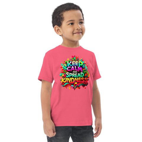 "Keep Calm And Spread Kindness" Ultimate Graphic Collection Unisex Toddler T-Shirt - Karma Inc Apparel 