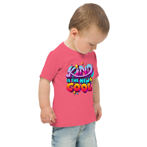 "Kind Is The New Cool" Ultimate Graphic Collection Unisex Toddler T-Shirt - Karma Inc Apparel 