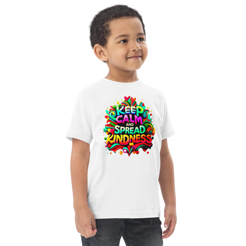 "Keep Calm And Spread Kindness" Ultimate Graphic Collection Unisex Toddler T-Shirt - Karma Inc Apparel 