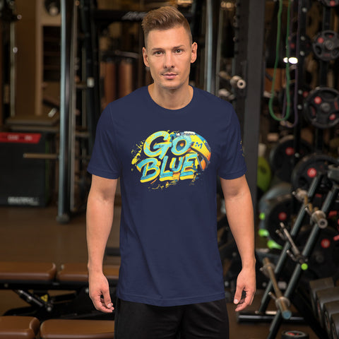 "GO BLUE" Ultimate Graphic Collection Unisex T-Shirt - Karma Inc Apparel 