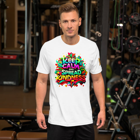 'Keep Calm and Spread Kindness" Ultimate Graphic Collection Unisex T-Shirt - Karma Inc Apparel 