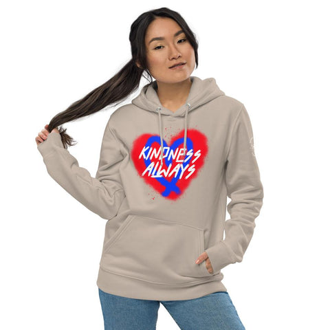 Karma Inc Apparel  Hoodie Desert Dust / S "KINDNESS ALWAYS" Organic Cotton Eco Friendly Unisex Hoodie
