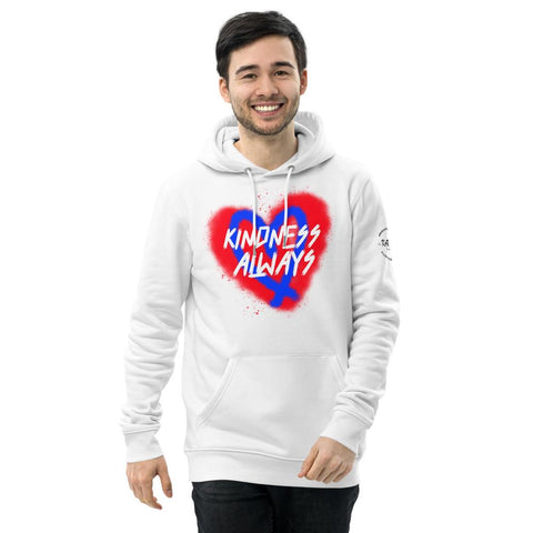 Karma Inc Apparel  Hoodie "KINDNESS ALWAYS" Organic Cotton Eco Friendly Unisex Hoodie