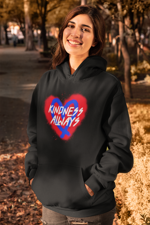 Karma Inc Apparel  "KINDNESS ALWAYS" Organic Cotton Eco Friendly Unisex Hoodie